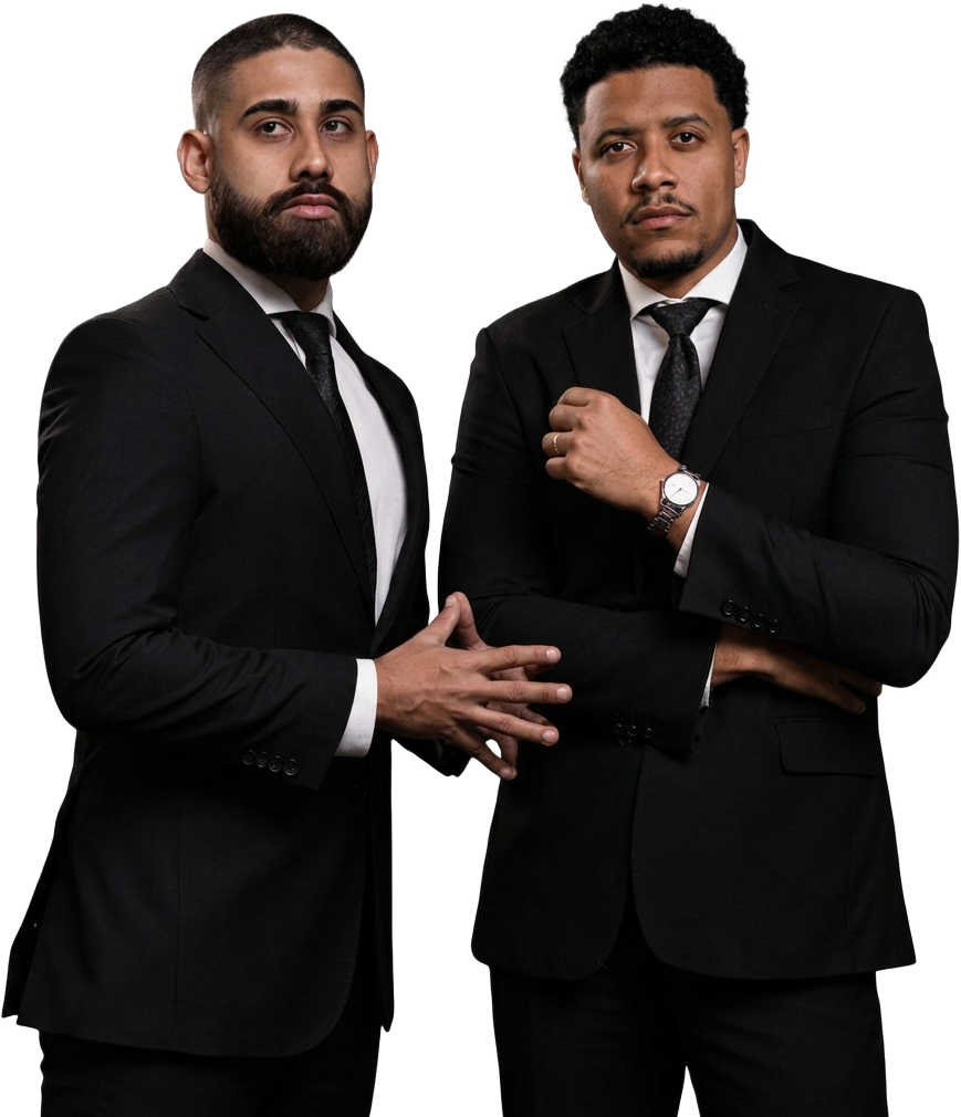 Marcos Vinicius Ferreira Coelho e Matheus Ferreira do Nascimento, advogados da Ferreira & Ferreira Advocacia